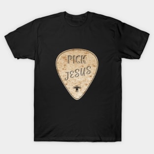 Guitar Pick Jesus T-shirt T-Shirt